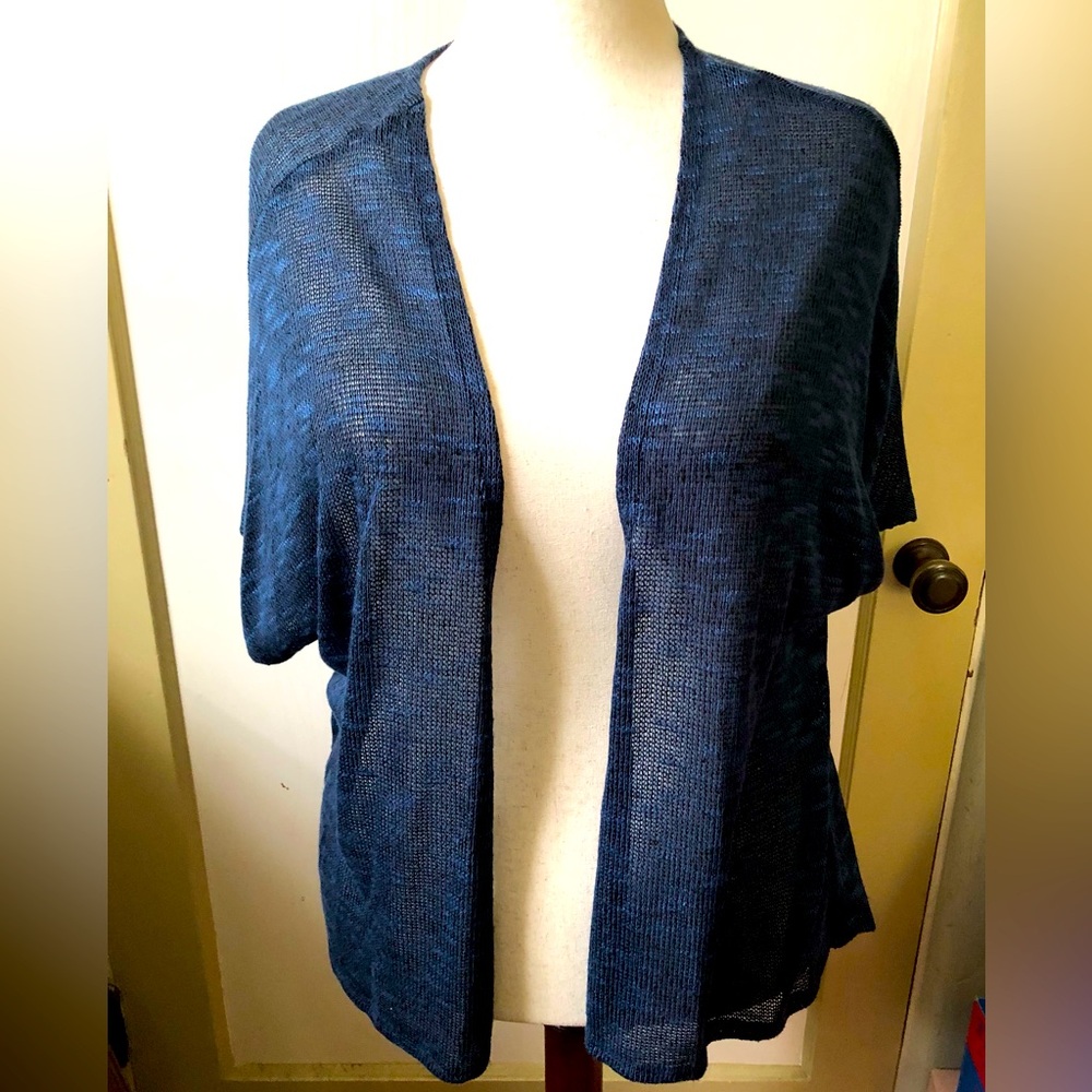 Mudd Navy Open-Front Women's Sweater Cardigan